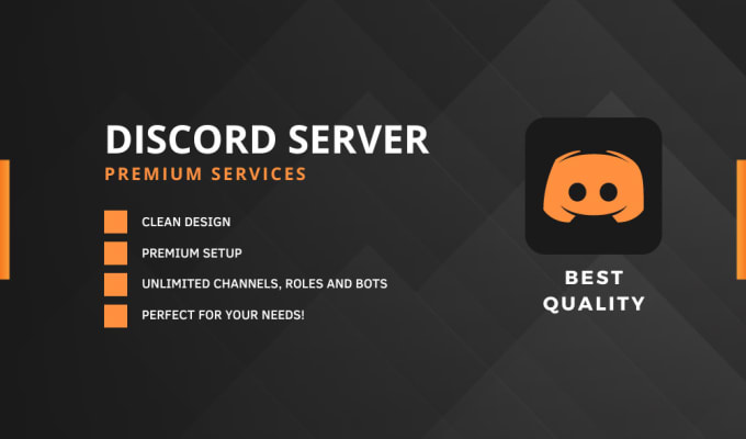 Gig Preview - Create a professional discord server for your community