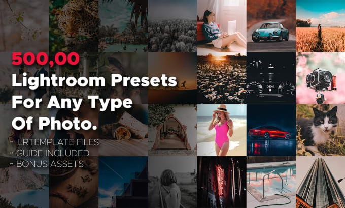 Gig Preview - Give you a huge package of lightroom presets