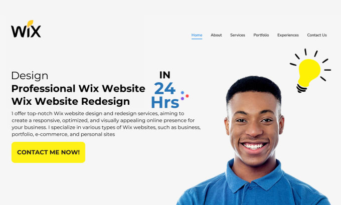 Gig Preview - Wix website redesign wix website design wix website design wix website redesign