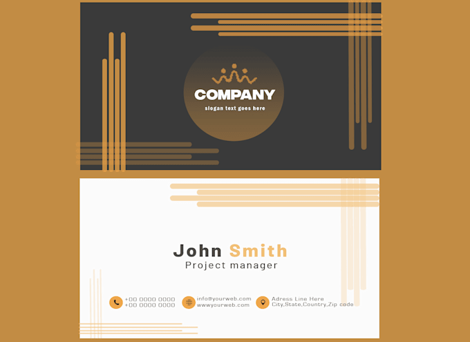 Gig Preview - Do provide professional business card design services