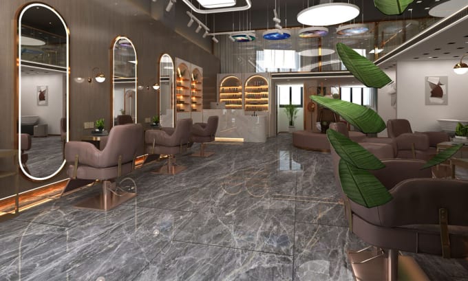 Bestseller - design 3d interior beauty salon,spa,massage corner skincare