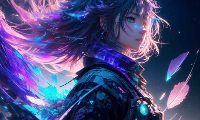 Gig Preview - Create stunning concept art and anime characters using ai