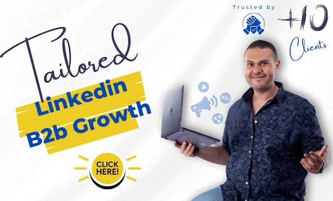 Gig Preview - Your linkedin manager for tailored b2b growth solutions