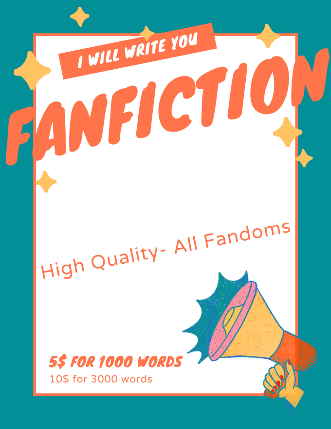 Gig Preview - Write fanfiction for you