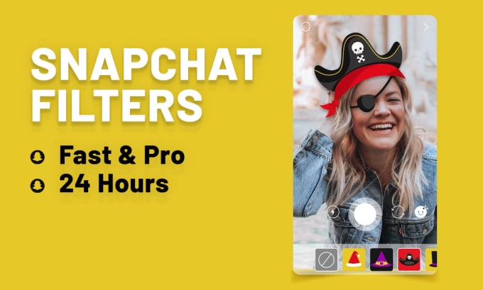 Gig Preview - Create snapchat filters in lens studio