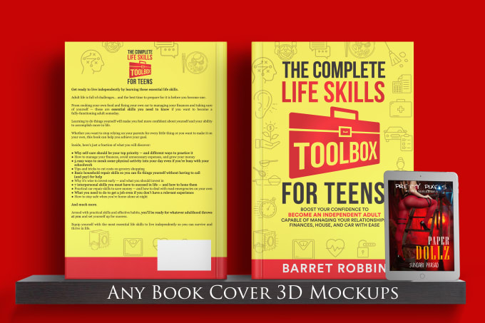 Gig Preview - Convert any 2d amazon book covers to professional 3d mockups