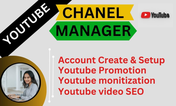 Gig Preview - Be your channel manager for monetizing, SEO, and promotion