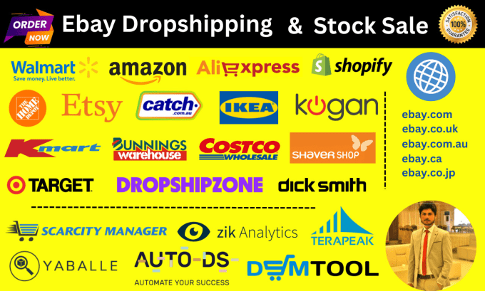 Gig Preview - Do ebay dropshipping top listings in australia, UK and USA