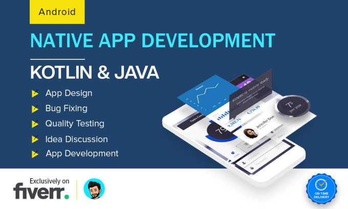 Gig Preview - Develop your pro android app with kotlin and java