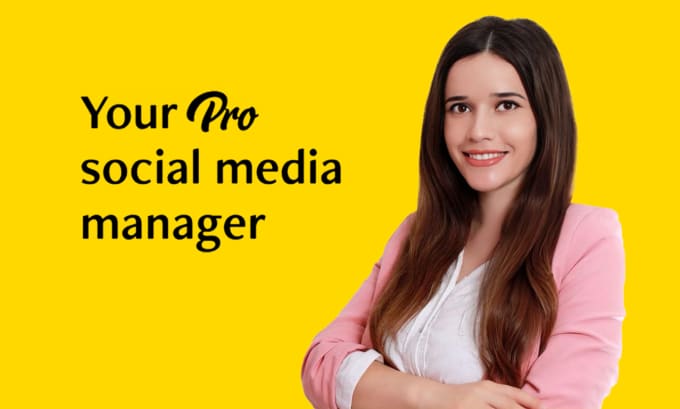 Gig Preview - Be your social media marketing manager and content creator