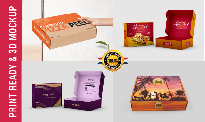 Gig Preview - Design mailer box, shipping box, amazon packaging box design