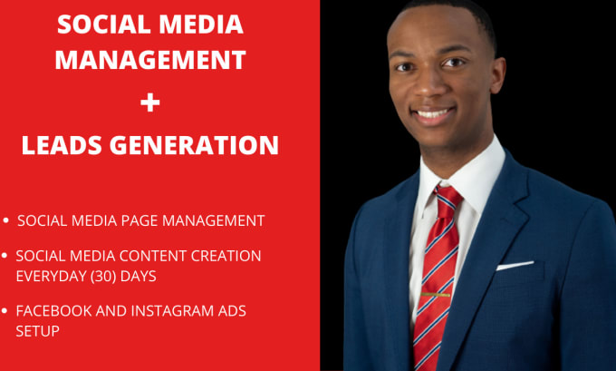 Gig Preview - Social media manager marketing