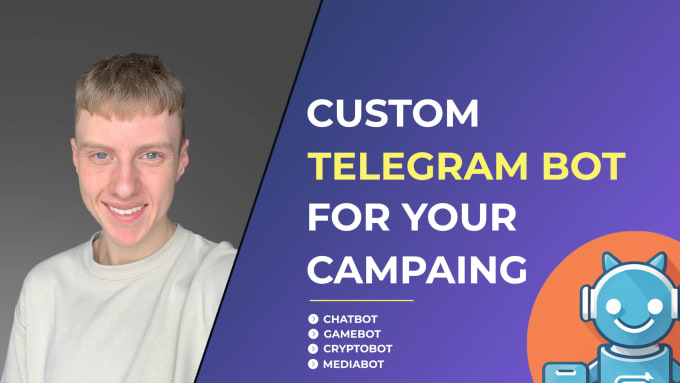 Gig Preview - Develop a proffesional telegram bots