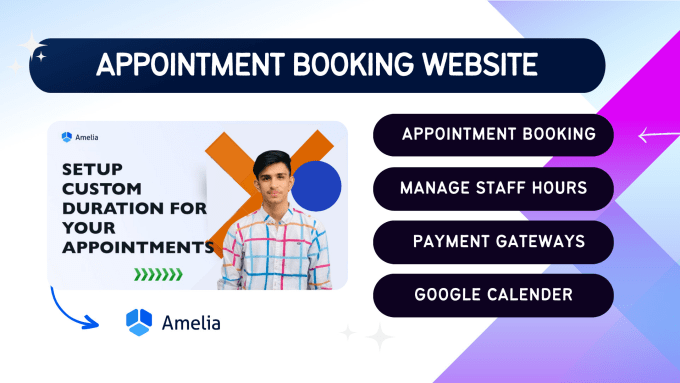 Gig Preview - Install amelia booking plugin and create an appointment booking website