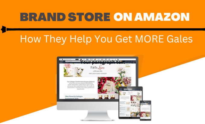 Gig Preview - Create amazon storefront design or brand store