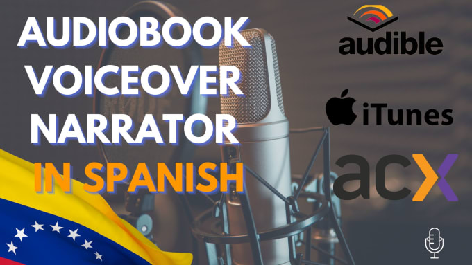 Gig Preview - Do audiobooks narrator for platforms like audible, itunes and acx