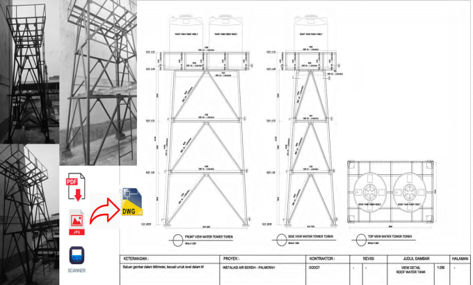 Gig Preview - Draw or redraw floor plan from sketches, pdf, etc to cad