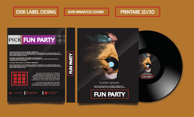 Gig Preview - Design professional  cd cover or album cover  and blu ray disk  design