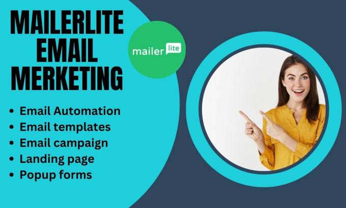 Gig Preview - Do mailerlite landing page, from, integration and automation