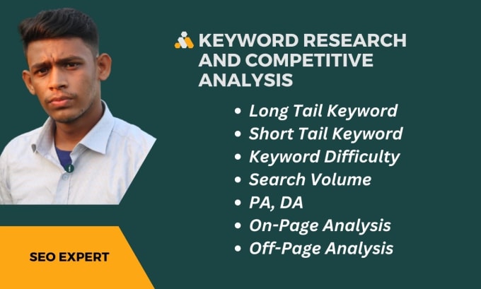 Gig Preview - Do ahrefs keyword research and competitor analysis for ranking