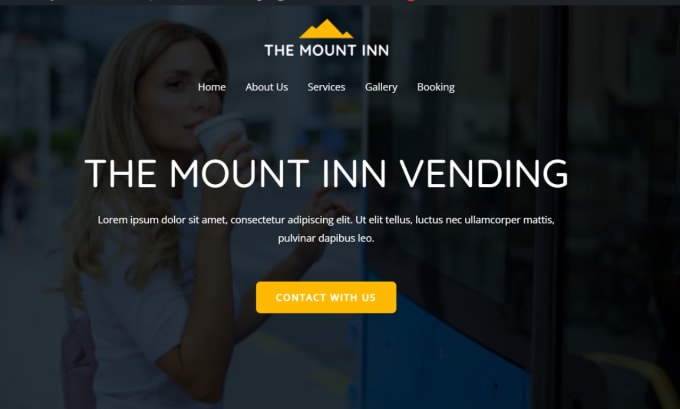 Gig Preview - Design vending machine website for vending machine business