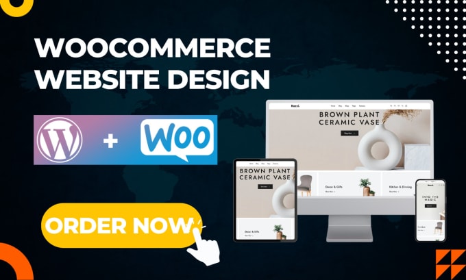 Gig Preview - Create premium woocommerce website, online store or an ecommerce website