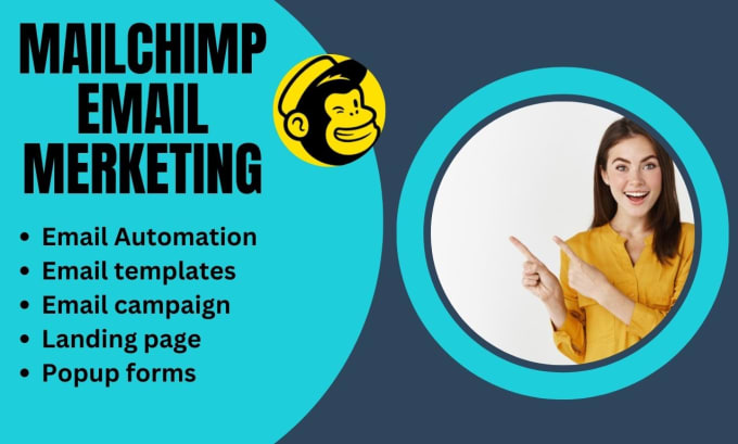 Gig Preview - Do mailchimp, automation, newletter, landing page, and integration