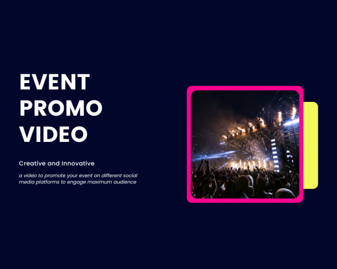 Gig Preview - Make attractive professional event promotion video