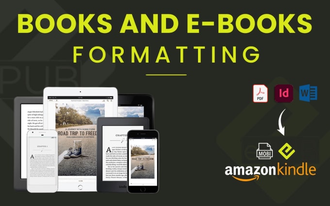 Gig Preview - Do ebook formatting, layout design for amazon, KDP manually