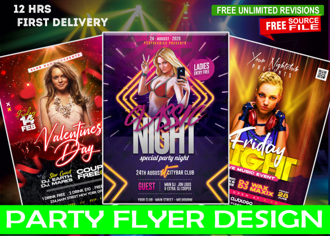 Gig Preview - Do dj, concerts, music, nightclub, lady night,  party flyer