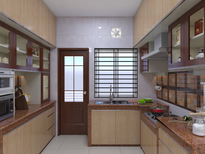 Gig Preview - Do interior 3d model with renders