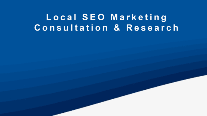 Gig Preview - Consult on local SEO competitor analysis