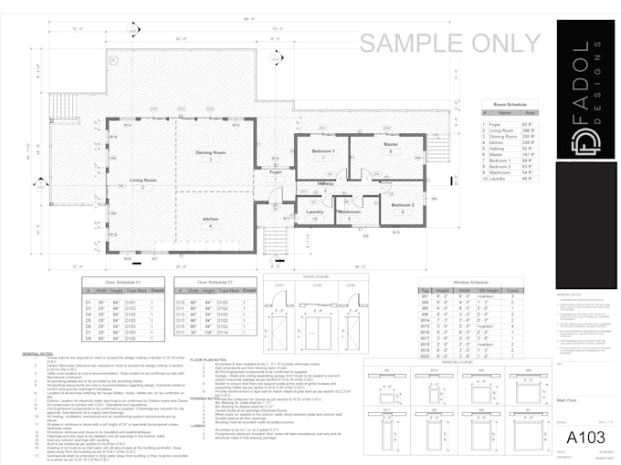 Gig Preview - Bcin permit drawings for residential projects in ontario