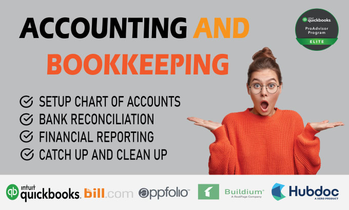 Gig Preview - Do accounting and bookkeeping in quickbooks online and xero with excel