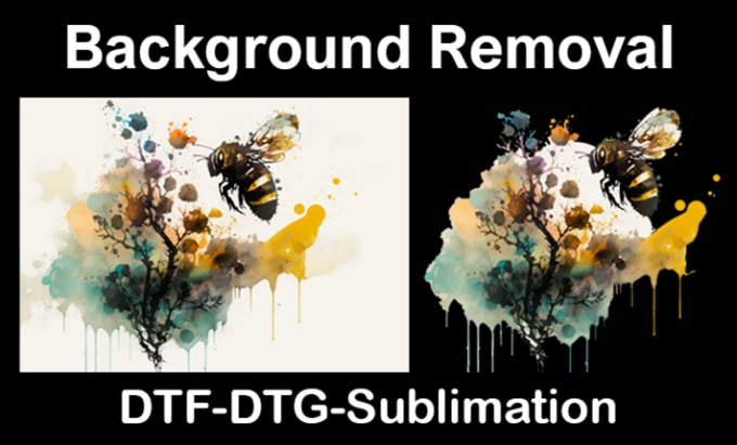 Gig Preview - Remove background for dtf printing