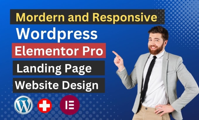 Bestseller - create a modern or responsive wordpress website design and landing page