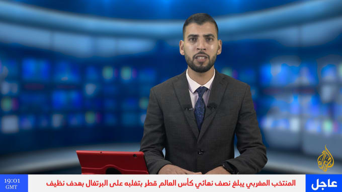 Gig Preview - Be your arabic breaking news anchor spokesperson in full HD