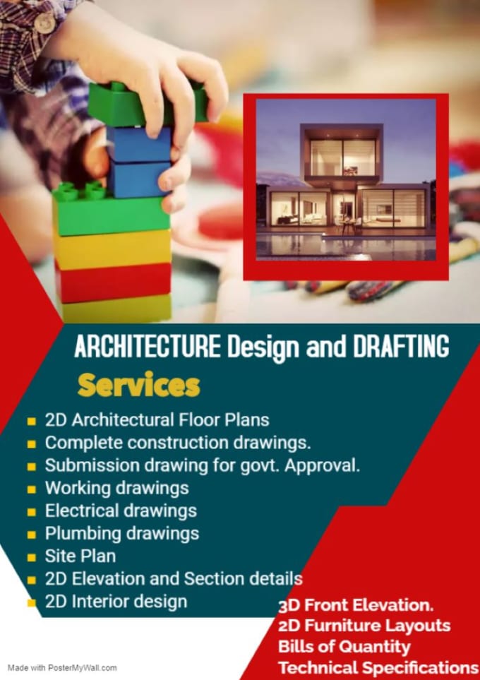 Gig Preview - Do complete architectural design floor plans sections and more for your building