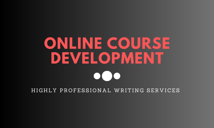 Gig Preview - Create online course content, curriculum, lesson plans for course development