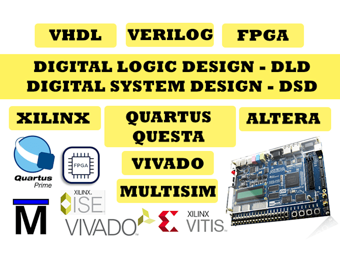 Gig Preview - Do verilog or vhdl coding for fpga digital logic projects