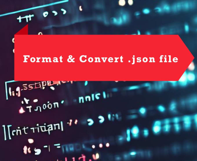 Gig Preview - Professional json file formatting services