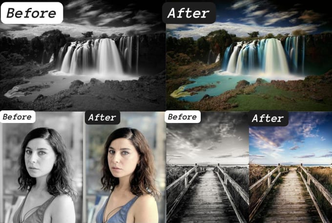 Gig Preview - Do the best realistic photo edit and colorize faded images