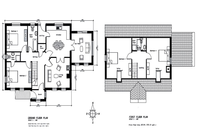 Bestseller - draw architectural 2d floor plan by autocad