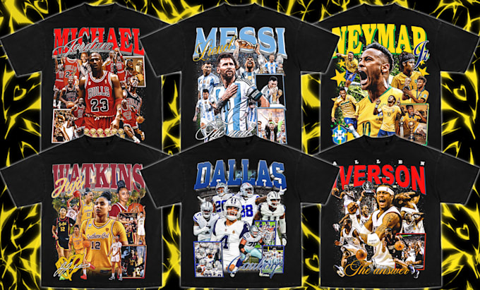 Gig Preview - Design a dope 90s vintage bootleg rap tshirt, sport, nba tee