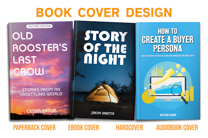 Gig Preview - Do book cover design, book cover design, book cover design