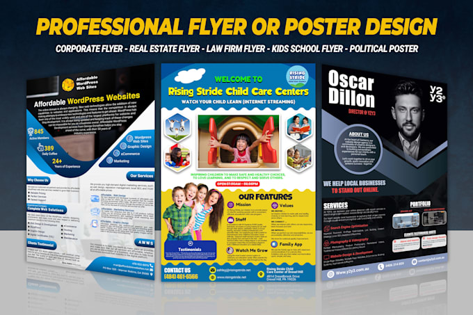 Gig Preview - Design a professional flyer for your business