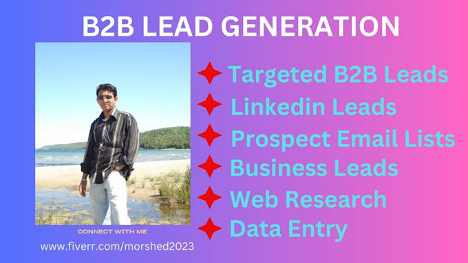 Gig Preview - Provide targeted lead generation and lookup email address