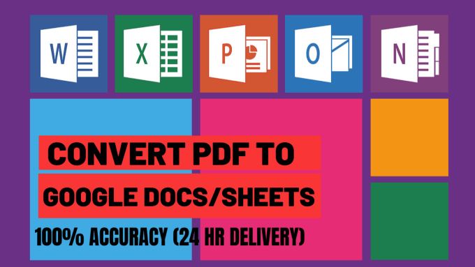 Gig Preview - Convert professional file to google docs, sheets, or slides