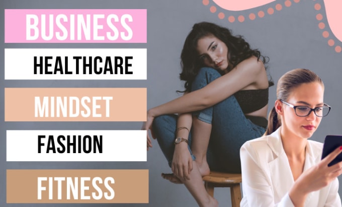 Gig Preview - Create awesome SEO article on women lifestyle mindset and healthcare blogs