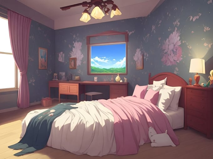 Gig Preview - Make anime landscape background novel game wallpaper 2d art